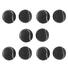 10x Precut Walker Tennis for Furniture Legs and Floor Protection, Heavy Duty Long Lasting Pad Covering,Black