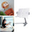 Silver Adjustable Book Holder, Sturdy Multi-Use Stand for A6-A4 Books 1