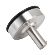 Durable Stainless Steel Shower Hook 11 lb Load Bearing, Easy Install