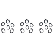 3X Road Stuur Spacer Speciale Ring 28.6 MM Vork Headset Spacer voor Aerodynamische Geïntegreerde Stuur Fietsonderdelen