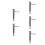 5Pcs Durable Stainless Steel Indexing Lock Plungers Silver Spring Pins 1