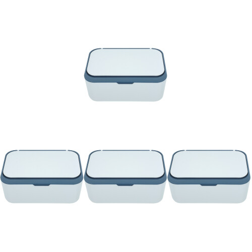 4Pièces Distributeurs De Mouchoirs Bleu, Usage Polyvalent