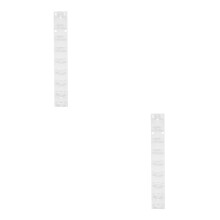 2St Stijlvolle Witte Plastic Hoeden Rack Voor Wandmontage Thuis