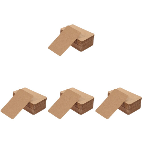400Pièces Cartes Compactes Kraft Multifonction Pour Notes Et DIY