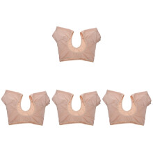 4Pièces Gilet Absorbant Sueur Femme Kaki En Fibre Polyester