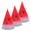 15Pièces Accessoires Illustration Pastèque Rouge PVC Pour Événements 2