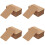 400Pièces Cartes Compactes Kraft Multifonction Pour Notes Et DIY 6