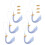 2Sets Afstudeertassels 2023 Polyester Decoratief En Lichtgewicht 2