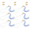 2Sets Afstudeertassels 2023 Polyester Decoratief En Lichtgewicht 3