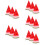 15Pièces Accessoires Illustration Pastèque Rouge PVC Pour Événements 11