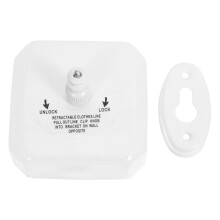1M À Linge Télescopique Rétractable Acier Nylon