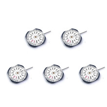 5X Watch Movement for Japanese VX43E Movement VX43 Three-Pin Double Calendar Window Quartz Movement with Battery