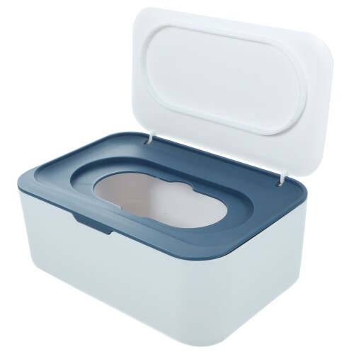 4Pièces Distributeurs De Mouchoirs Bleu, Usage Polyvalent 1