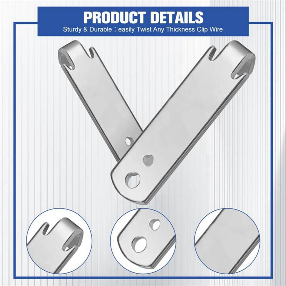 Fence Wire Twist Fence Wire Twister (4Pk) Fence Wire Tensioning Tool Twister Saver Barb Wire Fence Toolser 4713063294632