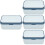 4Pièces Distributeurs De Mouchoirs Bleu, Usage Polyvalent 6