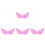 4St Roze Swallow Design Vleugels Polyester Party 8