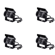 4X Aviation Car Rear View Monitor Upgrade 700Tvl Ccd 18 Ir Leds Reversing Camera 12/24V for Truck Caravan Bus