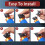 5PCS Replaceable Ceramic Blades Set,Carpet Trimmer Common Use Clipper Blade, for Carpet Clippers,Tufting Clippers 5