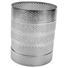 40 Pack Torten Ring Aus Edelstahl, Hitze Beständiger Perforierter Kuchen Mousse Ring, Runder Ring zum Backen Von Donut Werkzeugen, 8 cm