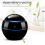 2X Air Humidifier Ultrasonic USB Aroma Diffuser LED Night Light Electric Essential Oil Diffuser Aromatherapy Black 2