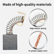 10x Carbon Motor Brushes Compatible for  D24000/DW713 Miter Saw,Sliding Table Saw,Electric Power Tool