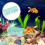 Groene ABS Tunnel Fish Tank Decor Betta Vis Verblijf 9