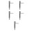5Pcs Durable Stainless Steel Indexing Lock Plungers Silver Spring Pins 6