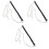 3Stk Metall Schultertaschenkette Langlebig Mode Accessoire 3