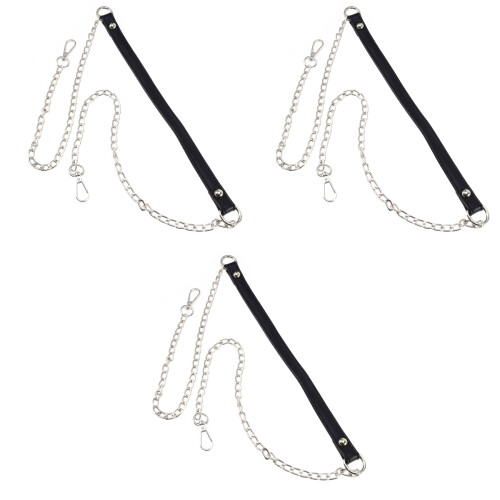 3Stk Metall Schultertaschenkette Langlebig Mode Accessoire 2