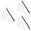 3Stk Metall Schultertaschenkette Langlebig Mode Accessoire 5