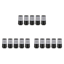 15 Stuks Ferrules voor 0.355 Tip Irons Shaft Sleeve Adapter Ferrule Iron Club Ferrules Vervanging,Grijs
