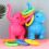 1Set Kinder Ring Werpen Plastic Voor Hand Oog Coördinatie 7