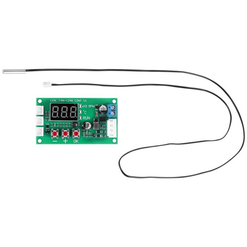 3X  12V 24V 48V 5A 2 3 4 Wire PWM Motor Fan Speed Controller Governor Temperature Control Support EC EBM Fan 2