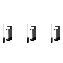 3X Lightsaber Wall Mount Stand Light Saber Display Rack Wall Holder-Included Screws Hardwares for Most Lightsabers B