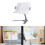 Silver Adjustable Book Holder, Sturdy Multi-Use Stand for A6-A4 Books 12