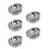 5Pcs Silver Stainless Steel Tea Bag Plate Holder Space-Saving Tea Tray 9