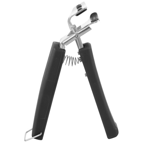 4Pcs Kitchen Hot Plate Clamp Black Plastic Stainless Steel 1