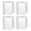 20Pcs Clear Plastic Waterproof Plug and Switch Cover Adhesive for Home 2