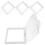 20Pcs Clear Plastic Waterproof Plug and Switch Cover Adhesive for Home 3