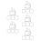20Pcs Clear Plastic Waterproof Plug and Switch Cover Adhesive for Home 8