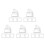 20Pcs Clear Plastic Waterproof Plug and Switch Cover Adhesive for Home 9