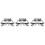 3Pcs 2025 Number Star Style Eyeglasses Plastic Party Use Silver Decor 5