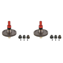 2X 91T Spur Gear Slipper Clutch 21T 19T 17T Gear Set for Arrma 1/10 Senton Granite Rock Vorteks Typhon 4X4 Parts,Red