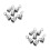12Pcs Durable Silver Barrier Rope End Caps with Stanchion Rope Hooks 9