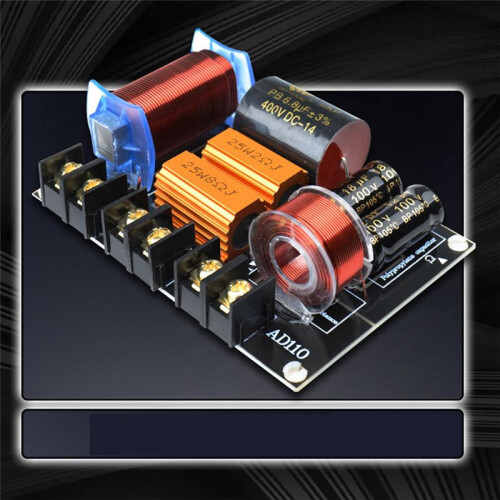2X 250W Audio Frequency Divider Two Way Hifi Speaker Crossover Stage Performance High Power Frequency Divider 2