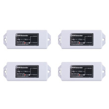 4X 1 Till 2-Portars POE-Förlängare 100 Mbps IEEE 802.3Af/At Standard 48V för NVR IP-Kamera POE Förläng 100 Meter för POE-Räckvidd