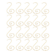 Stainless Steel Ornament Hangers Safe and Sturdy Christmas Tree Hanger Baubles Decorative S Hooks for Tree Wreath Ornament Hanging Kit Reusable Metal