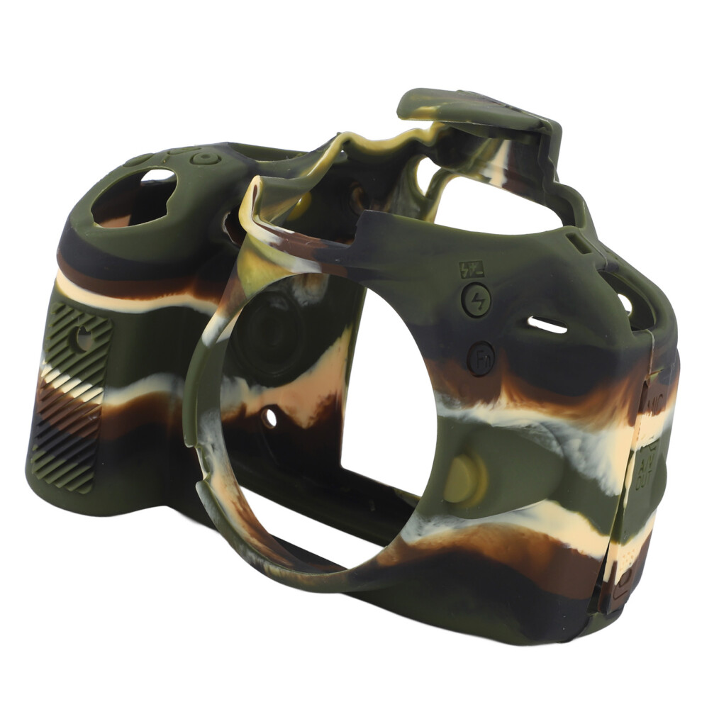 Soft Silicone Camera Case For D3200, Camouflage, Shockproof & Anti-Slip 9391388896523