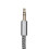 Nylon Shielded 3.5mm to 2RCA Audio Adapter Cable 0.5m Dark Gray 8