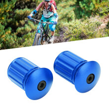 Blue Bicycle Aluminum Alloy Expansion Lock Bar Plug for MTB, Road & Folding Bikes